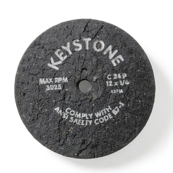 Dental Lab Wet Trimmer Abrasive Reversible Disc Wheel 12" Coarse-0