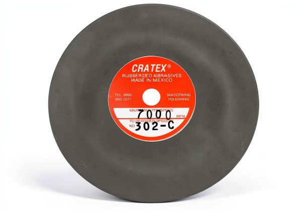 Cratex 302F Rubberized Abrasives Wheels 3X1/8X1/4 Fine for Grinder-0
