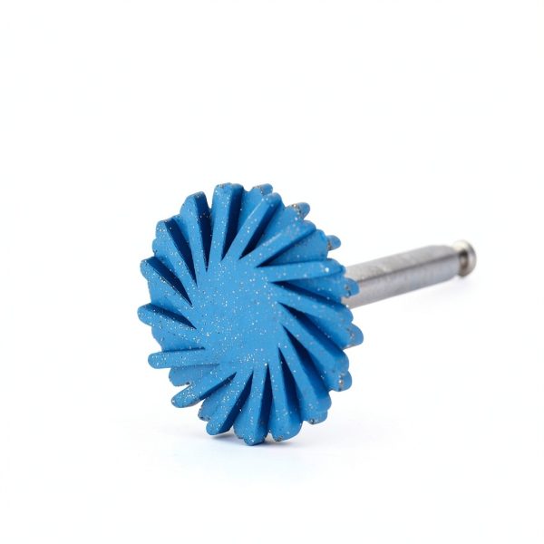 Dental Rubber Polisher RASHEER 6Pcs 14mm Diamond 3‑Stage Wheel Set-5