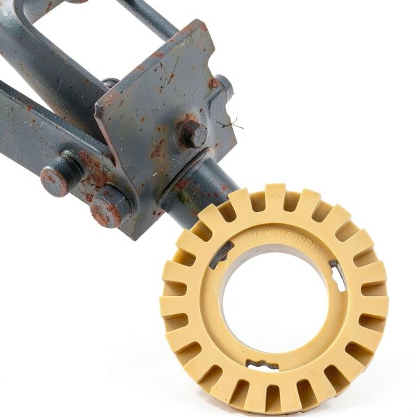 Rubber Wheel Cryfokt Higher Grinding Polishing Wheel 4" Hollow-6