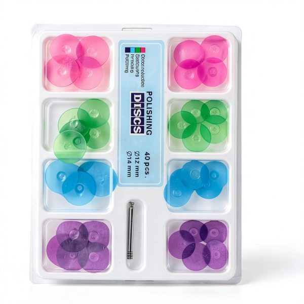 Polishing Wheels 40pcs Multicolor Resin Polishing Discs by HOBBYIN-4