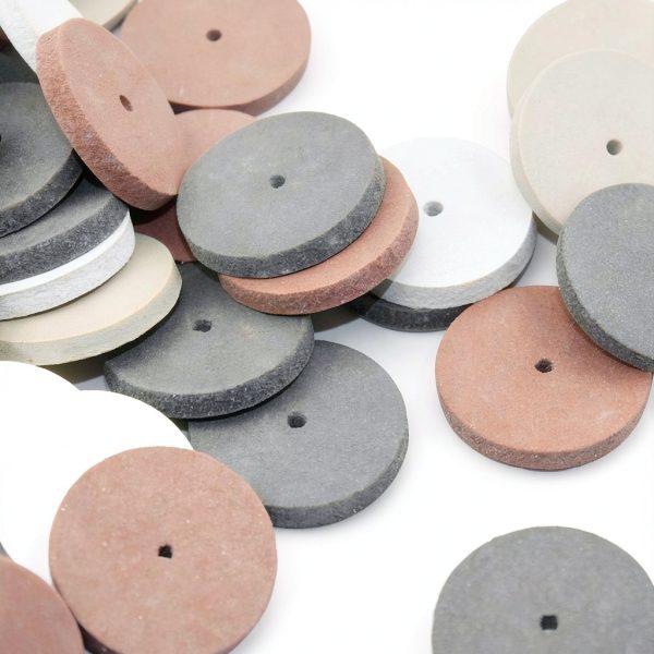 SaferCCTV Polishing Wheels Kit 40pcs Silicone with 12 Mandrels-3